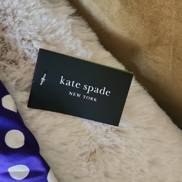 NWT Kate Spade Purple Polka Dot Swimsuit-Size XL - Picture 2 of 4